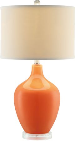 Crestview Collection Avery Orange Table Lamp