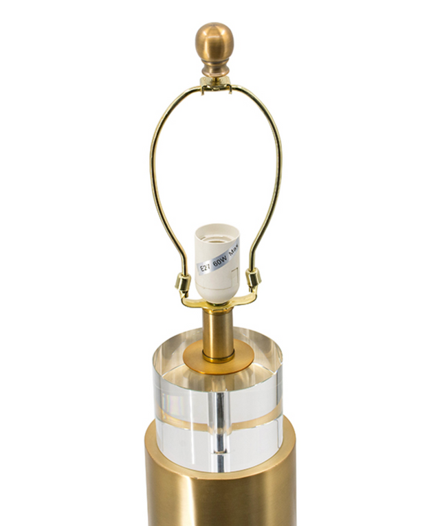 A & B Home Brass Tone Table Lamp-3