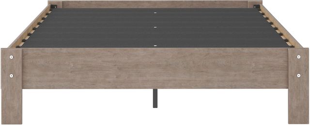 Signature Design by Ashley® Flannia Gray Queen Platform Bed 2