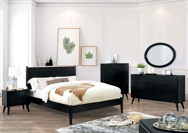 Furniture of America® Lennart II Black Nightstand 6