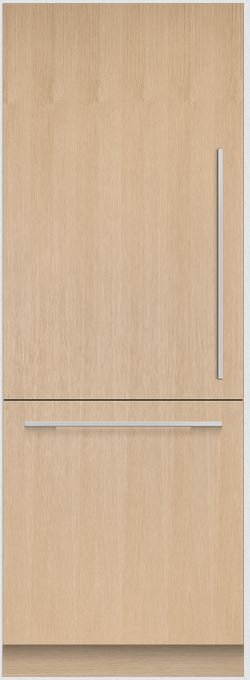 Fisher & Paykel Series 9 15.9 Cu. Ft. Integrated Column Bottom Freezer Refrigerator