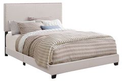Coaster® Boyd Ivory California King Upholstered Bed