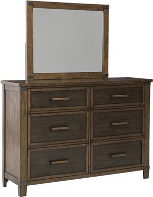Benchcraft® Wyattfield Two-Tone Dresser and Mirror