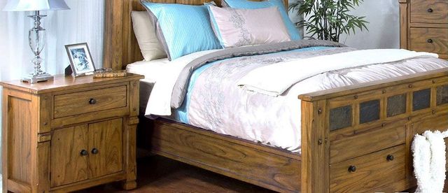 Sunny Designs Sedona Queen Bed Footboard Drawer-0