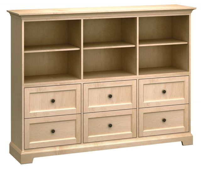 Howard Miller® Customizable 73" Home Storage Cabinet with Six Shelves and Six Drawers