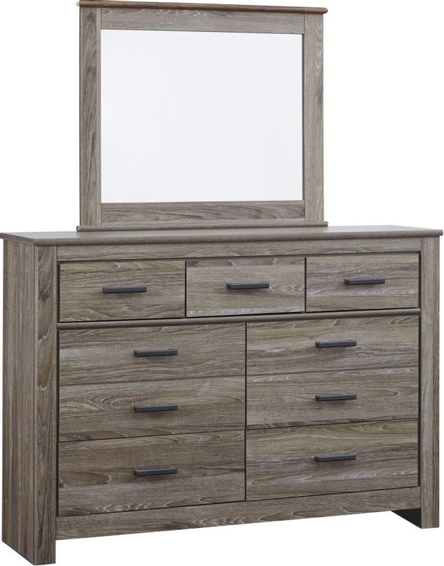 Signature Design by Ashley® Zelen Warm Gray Dresser and Mirror-0