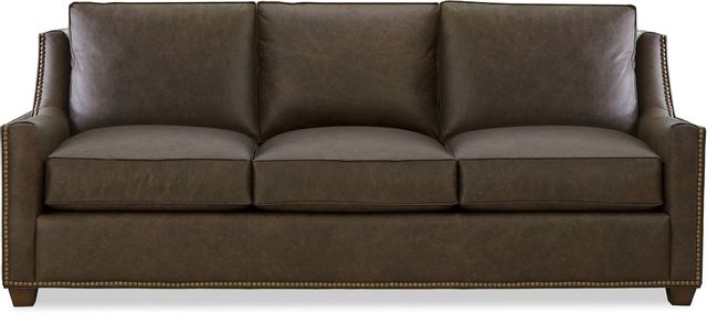 Craftmaster® CM Leather Three Cushion Sofa | Colder's | Milwaukee Area