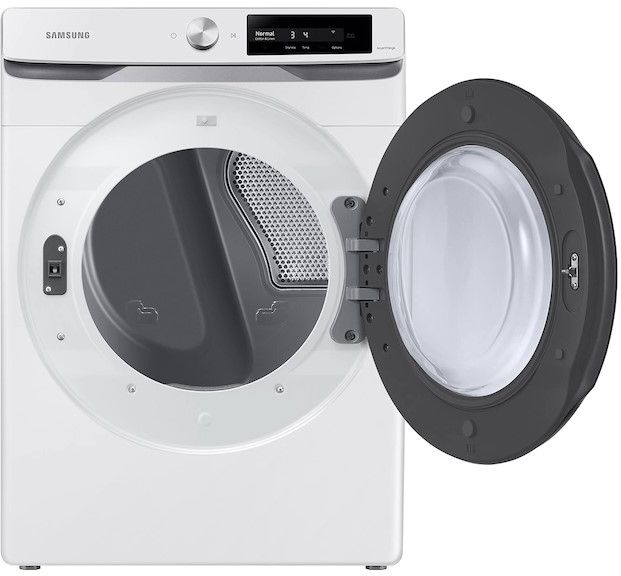Samsung 7.5 Cu. Ft. White Electric Dryer [Scratch & Dent] 1
