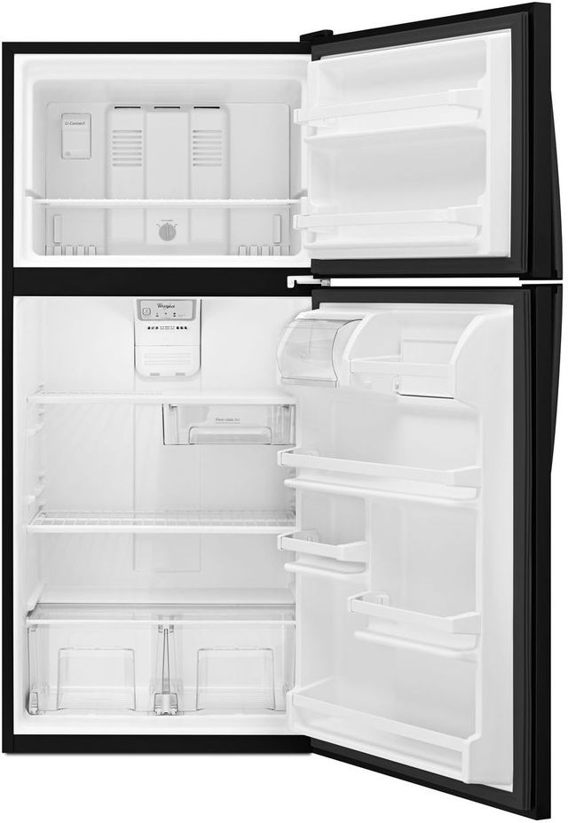 Whirlpool® 18.2 Cu. Ft. Monochromatic Stainless Steel Top Freezer Refrigerator 12