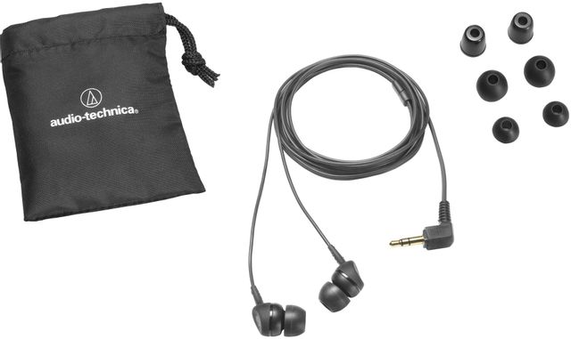 Audio-Technica® Black In-Ear Headphones 1
