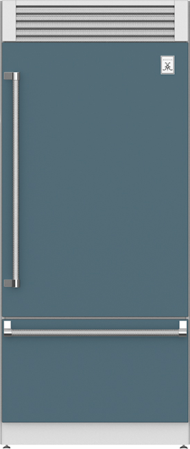 Hestan® KRP Series 18.5 Cu. Ft. Pacific Fog Pro Style Top Compressor Refrigerator