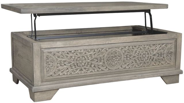 Signature Design by Ashley® Marcilyn Gray Lift Top Coffee Table-1