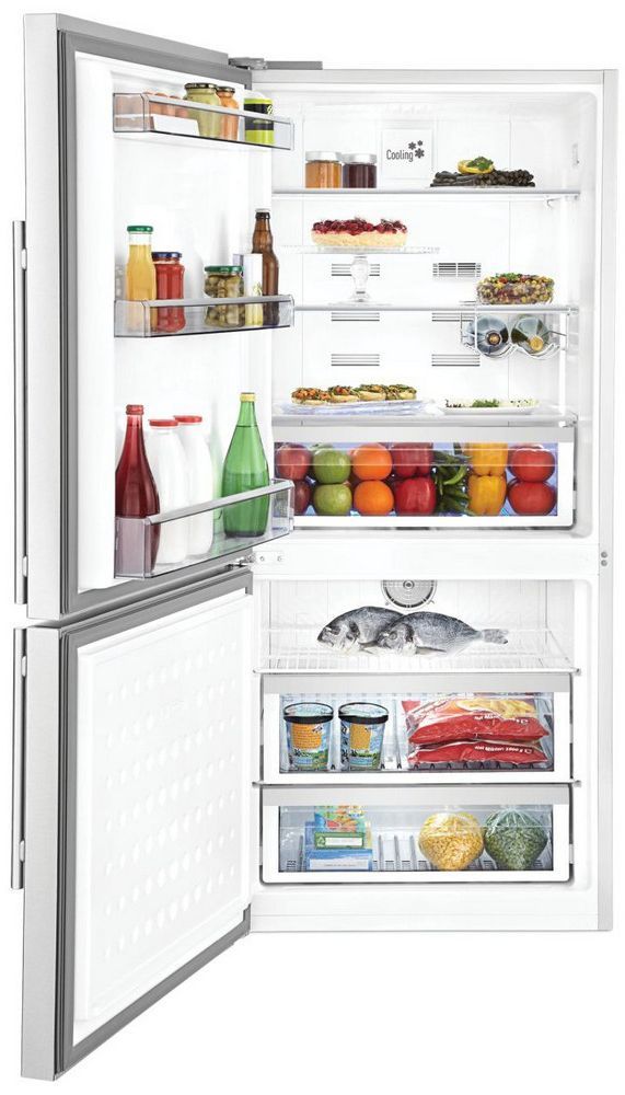 Réfrigérateur à congélateur inférieur à profondeur de comptoir de 30 po Blomberg® de 16,2 pi³ - Acier inoxydable 1
