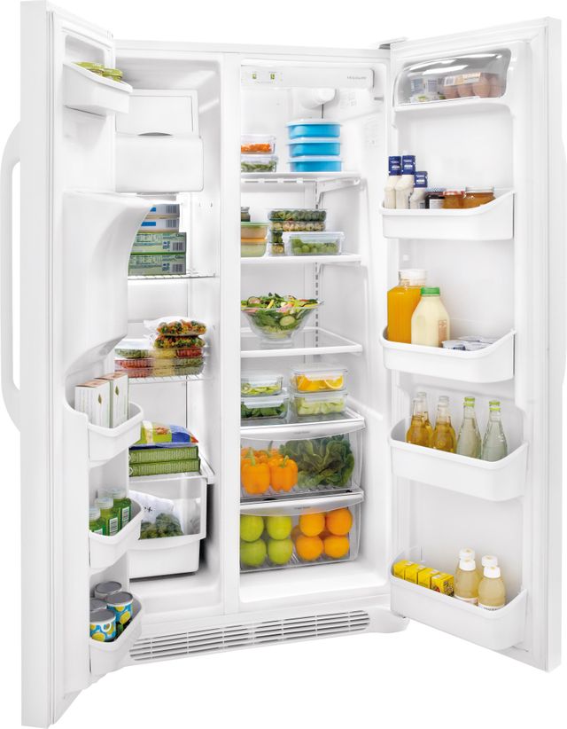 Frigidaire® 26 Cu. Ft. Side-By-Side Refrigerator-Pearl White 4