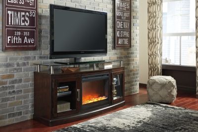 Signature Design by Ashley® Entertainment Accessories Black Fireplace Insert 3