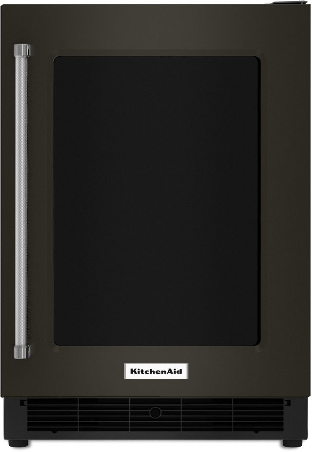 KitchenAid® 5.1 Cu. Ft. Black Stainless Steel/PrintShield™ Finish Wine Cooler 0