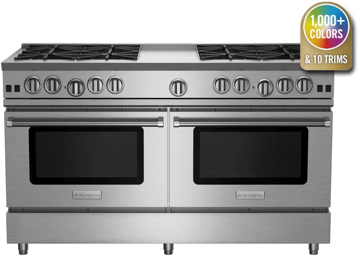 BlueStar® RNB Series 60" Standard RAL Color Freestanding Gas Range | B ...