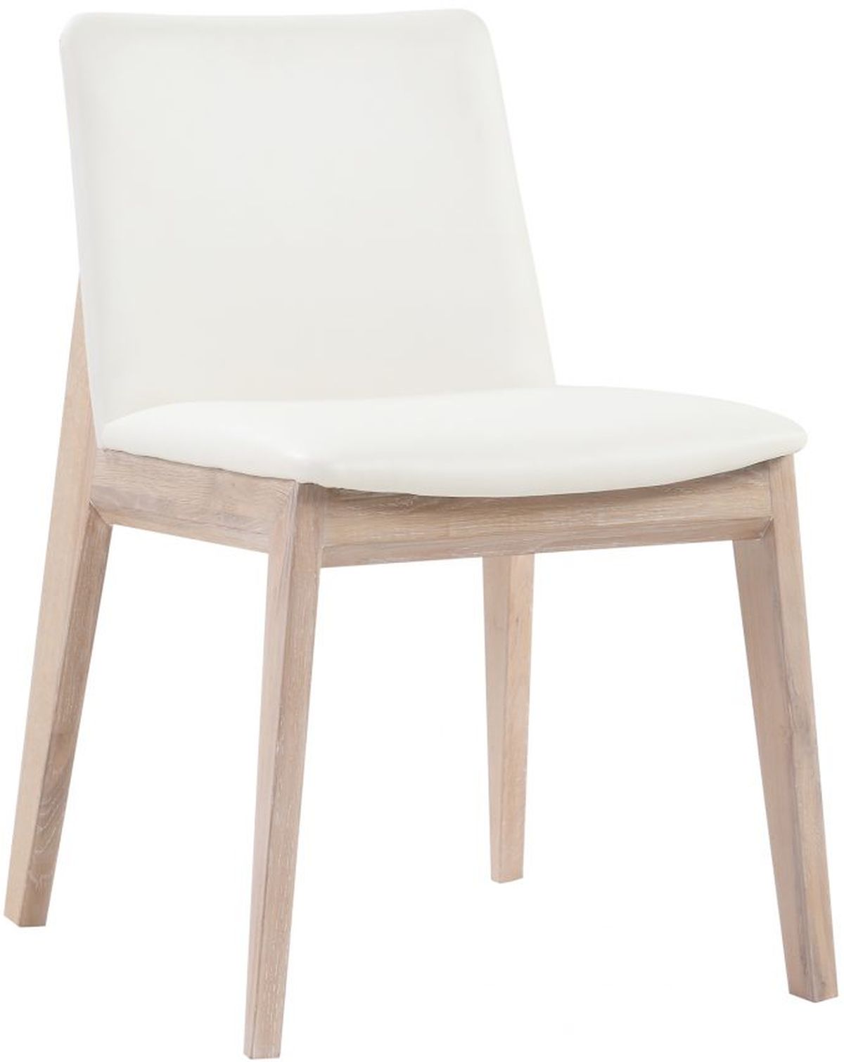 Moe s Home Collection Deco White Oak Dining Chair Castle