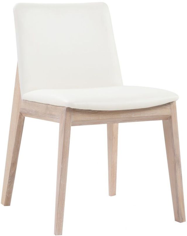 Moe's Home Collection Deco White Oak Dining Chair 0