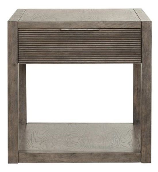 Liberty Bartlett Field Dusty Taupe End Table -1