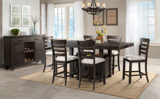 Elements International Colorado Dining 5 Piece Set with 4 Side Chairs-0