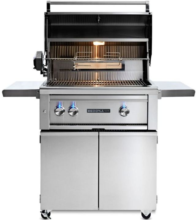 Lynx® Sedona 30" Freestanding Stainless Steel Grill with Rotisserie-3
