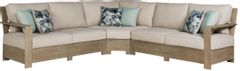 Signature Design by Ashley® Silo Point 3-Piece Brown Outdoor Sectional
