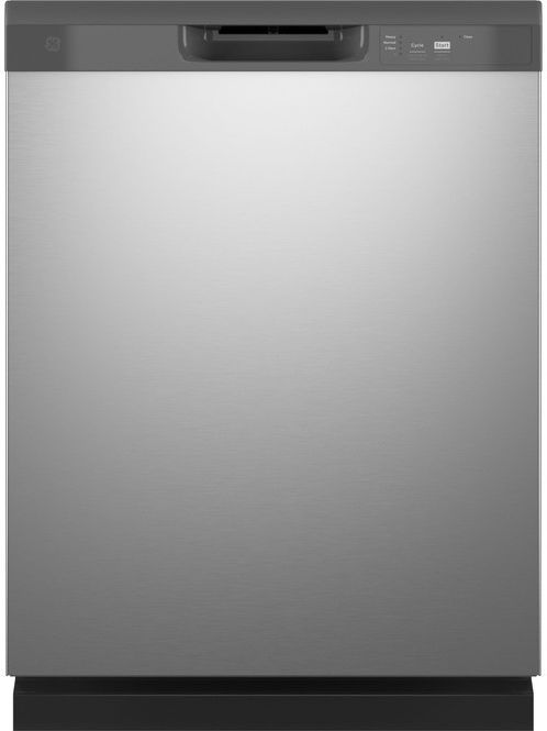 GE® 24" Stainless Steel Front Control Built In Dishwasher 
