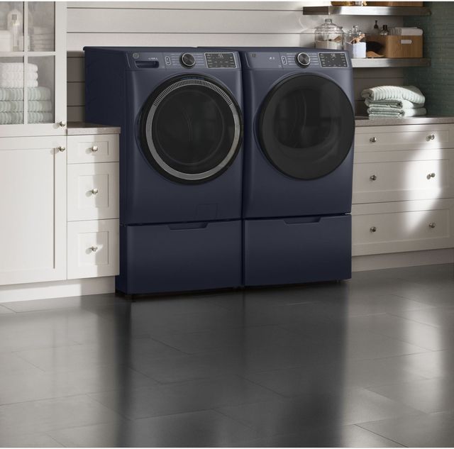 GE® 4.8 Cu. Ft. Sapphire Blue Smart Front Load Washer 7