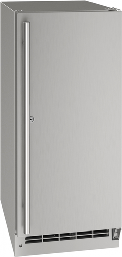 U-Line® 15" Stainless Solid Outdoor Refrigerator