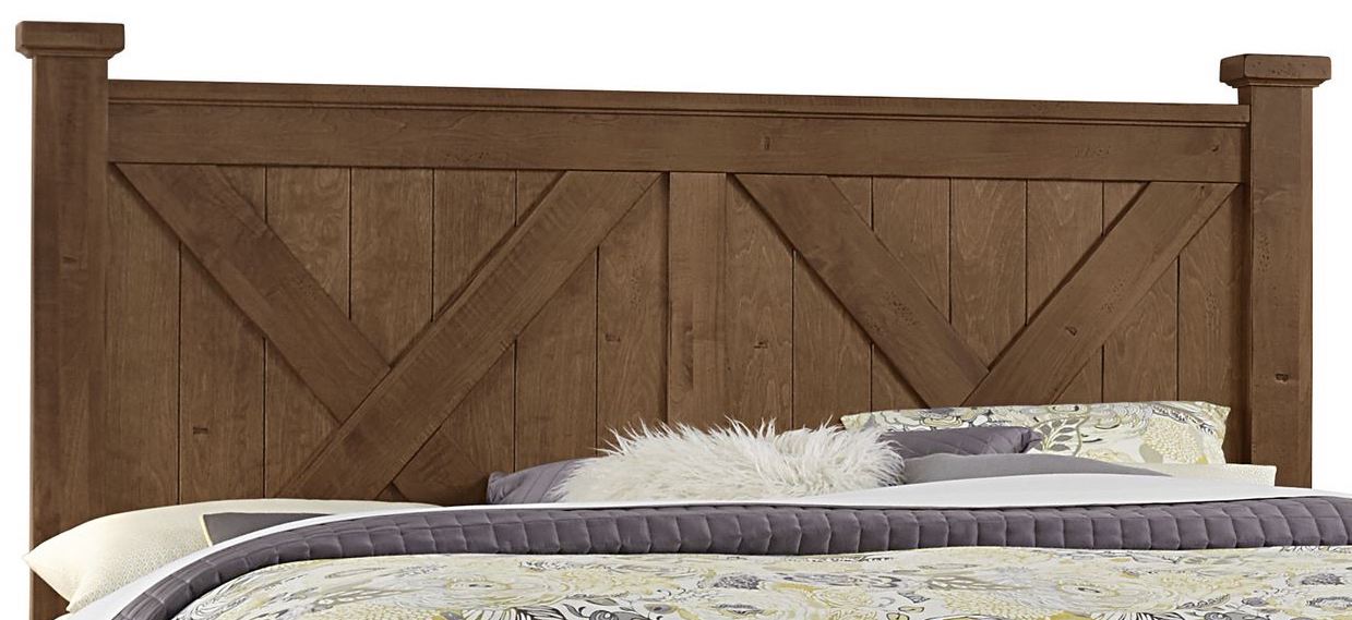 Artisan & Post Cool Rustic Amber California King X Bed With Footboard ...