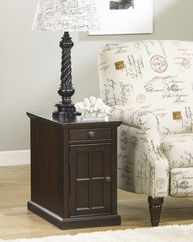 Signature Design by Ashley® Laflorn Dark Brown Chairside End Table 12