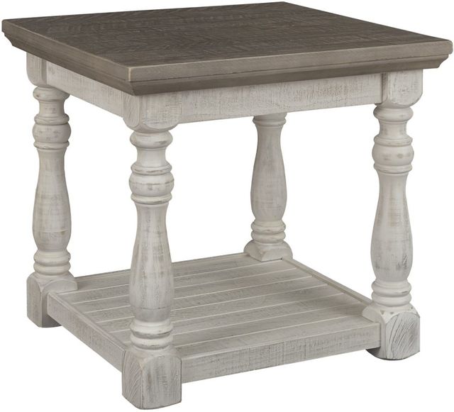 Signature Design by Ashley® Havalance Gray/White End Table-0