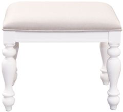 Liberty Furniture Summer House I Oyster White Vanity Stool