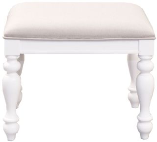 Liberty Furniture Summer House I Oyster White Vanity Stool