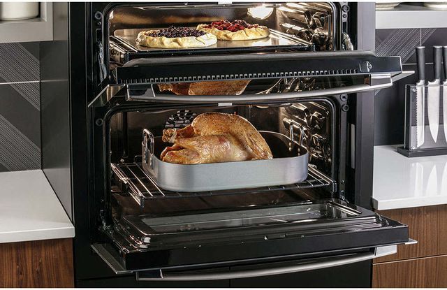 GE Profile™ 30" Stainless Steel Smart Built In Double Electric Wall Oven 4