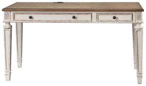 Signature Design by Ashley® Realyn White/Brown Home Office Desk
