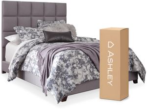 Signature Design by Ashley® Dolante 2-Piece Gray King Panel Bed Set