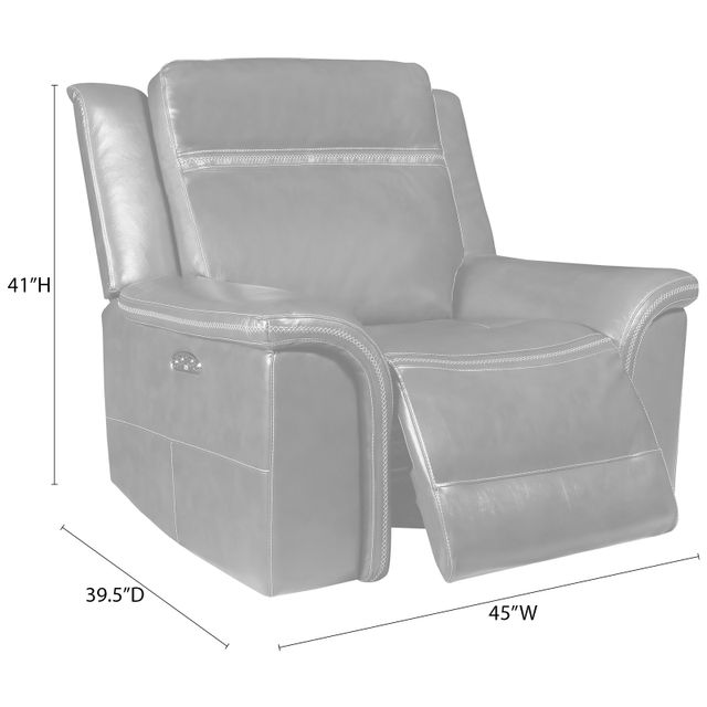 Behold Home Copper Leather Recliner-1