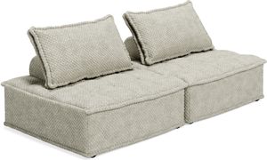 Signature Design by Ashley® Bales 2-Piece Taupe Accent Chair Set