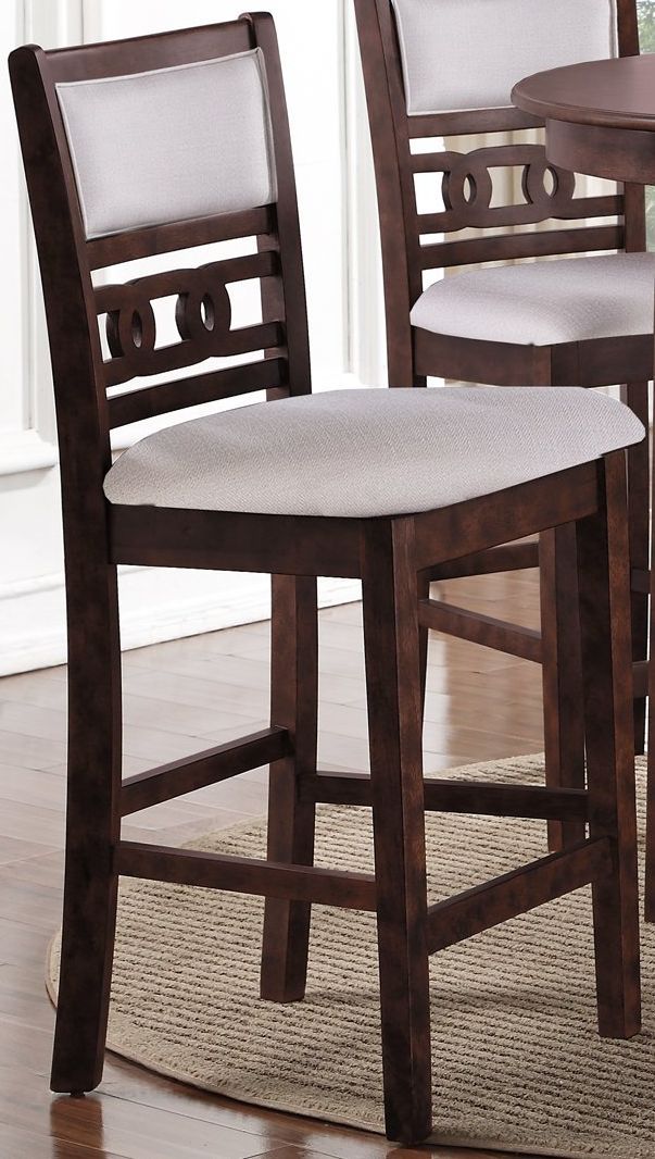 New Classic® Home Furnishings Gia 5-Piece Cherry Counter Height Table Set-1
