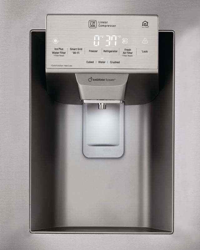 LG 22.1 Cu. Ft. PrintProof™ Stainless Steel Counter Depth French Door Refrigerator 12