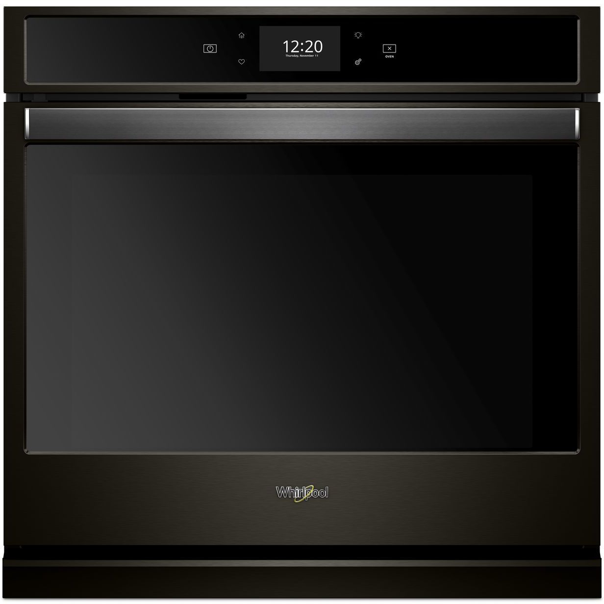 Whirlpool® 27" Print Resist Black Stainless Electric Built In Single Oven-WOS72EC7HV