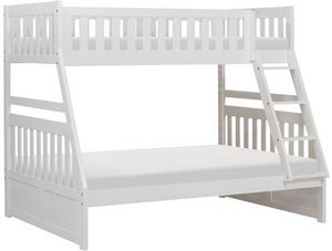 Homelegance® Galen White Twin/Full Bunk Bed