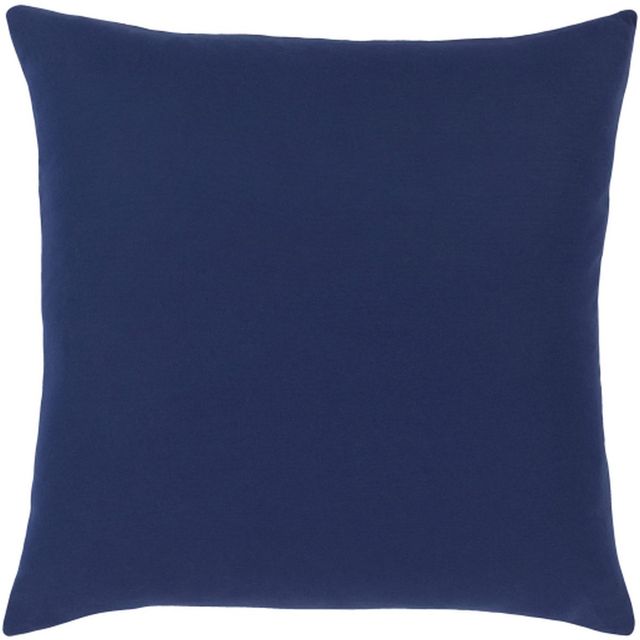 Surya Sanya Bay Bright Blue 20"x20" Pillow Shell with Down Insert-1