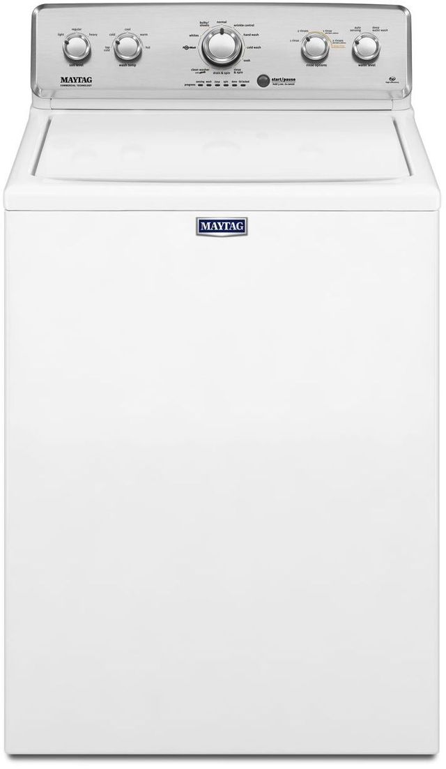 Maytag® 4.9 Cu. Ft. White Top-Load Washer 0