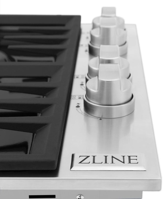 ZLINE 30" Stainless Steel Natural Gas Cooktop  2