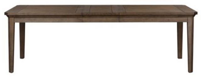 Liberty Artisan Prairie Aged Oak Rectangular Leg Table 1