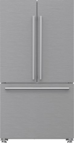 Blomberg® 19.9 Cu. Ft. Fingerprint Resistant Stainless Steel Counter Depth French Door Refrigerator