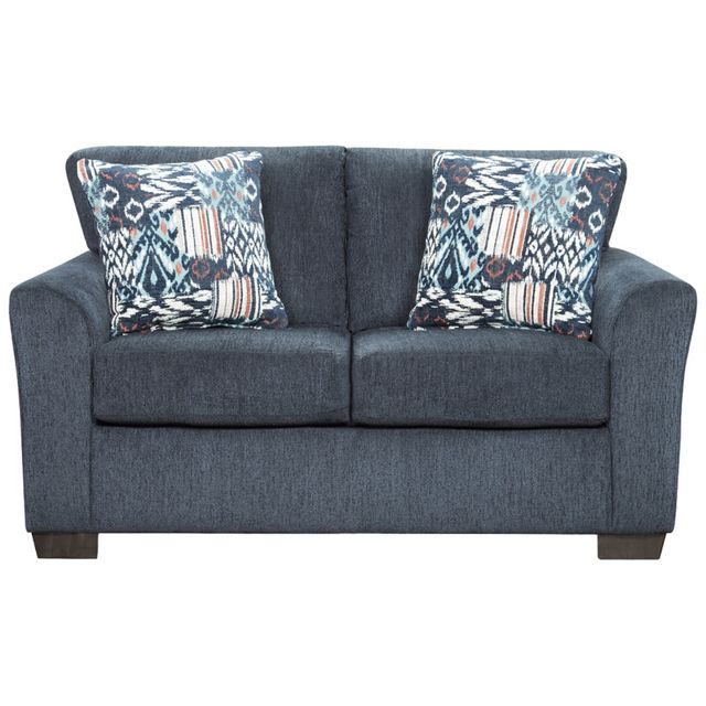 Affordable Furniture Allure Navy Loveseat Colders Milwaukee Area